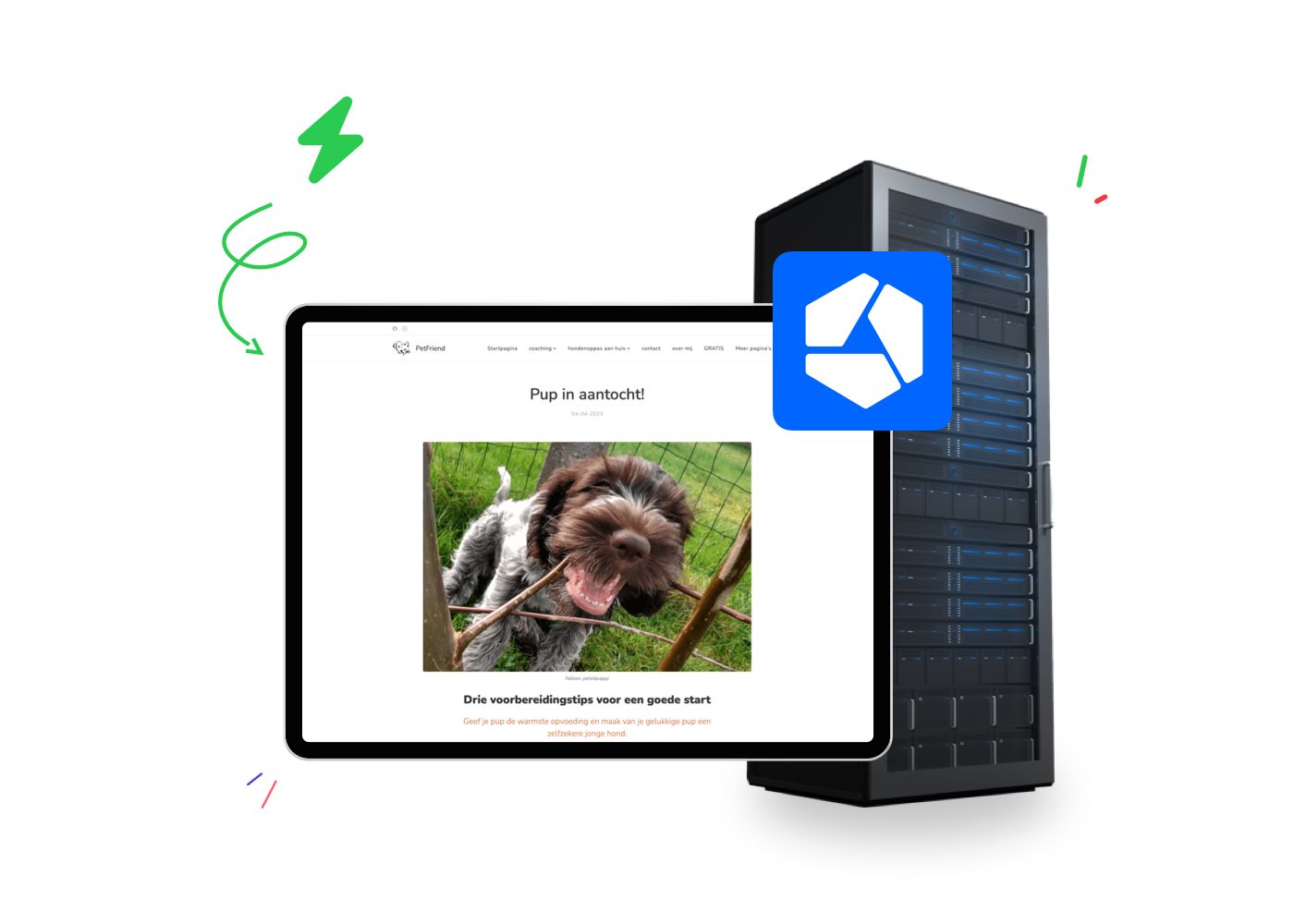 Want to avoid a slow website? Choose fast WordPress hosting by Combell.